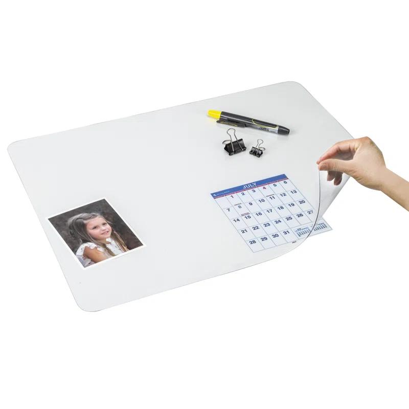 Artistic Products LLC Artistic Products Second Sight Clear Plastic Hinge Plastic Desk Pad