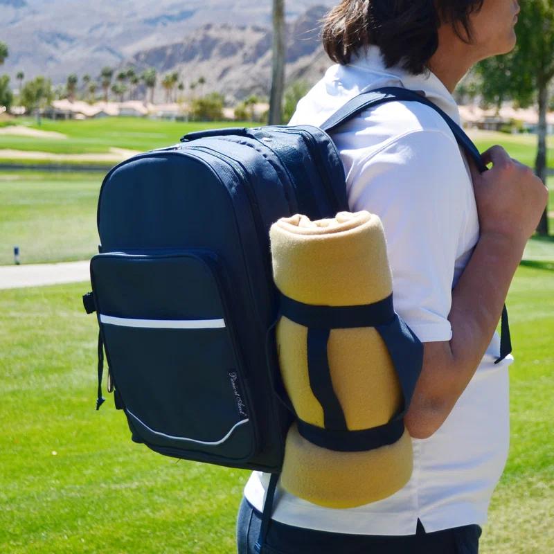 Picnic at Ascot Polyester Picnic Backpack