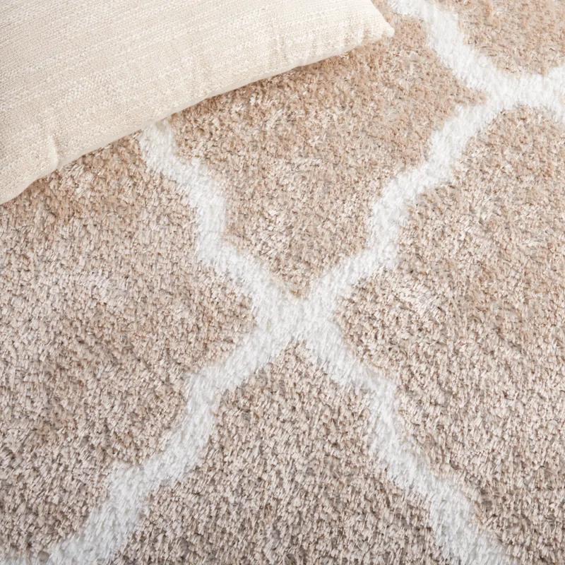 Rosdorf Park Daneshia Tahoe Shag Performance Geometric Rug