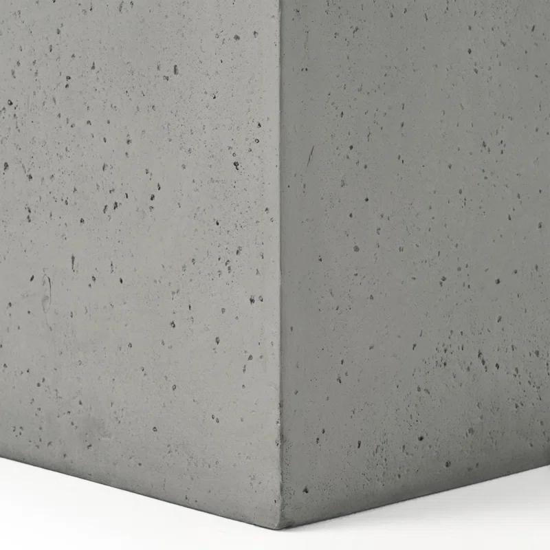 Latitude Run® Caelan Rectangle Lightweight Concrete/MGO Propane Smokeless Fire Pit Table