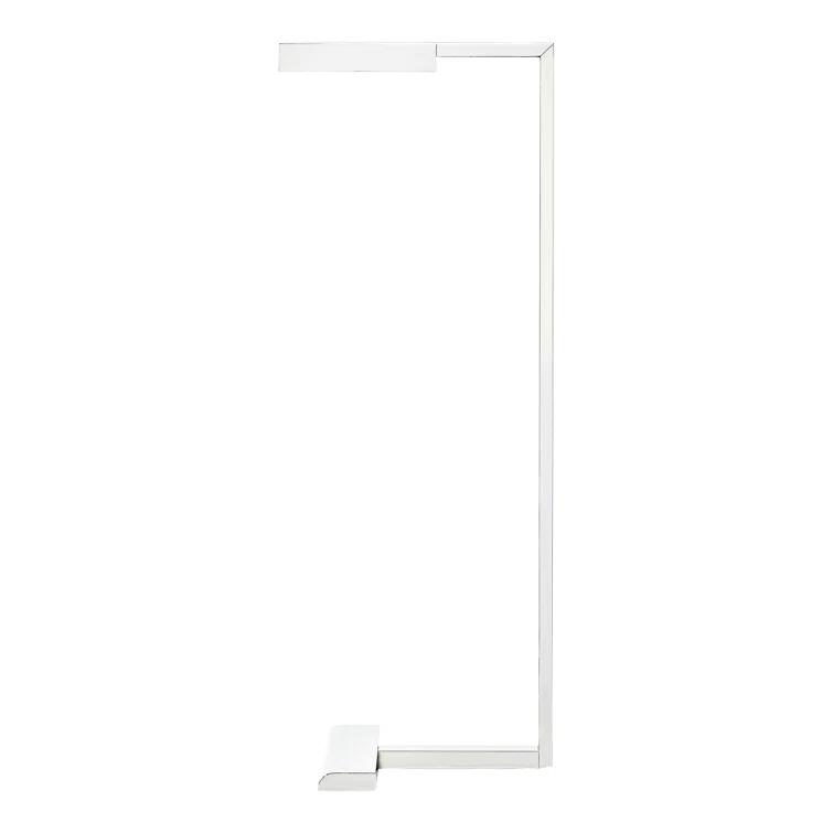 Dessau 46" Polished Nickel LED Task Floor Lamp with Adjustable Head