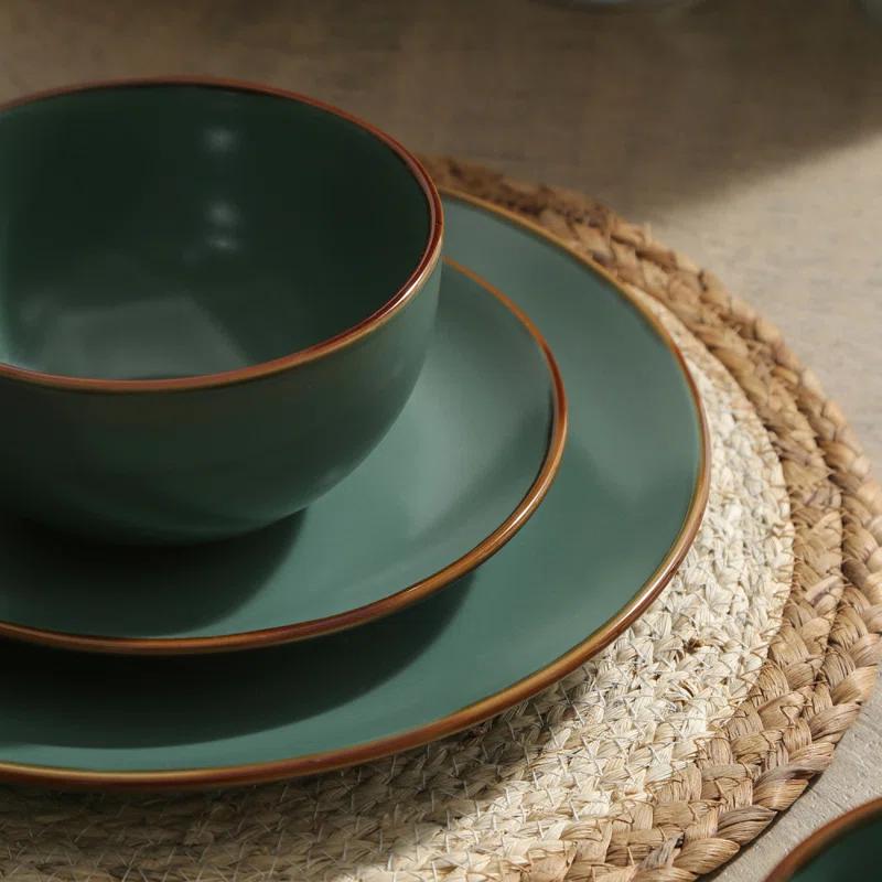 Brasa 32-Piece Dinnerware Set Stoneware