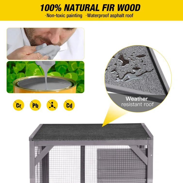 Aivituvin Portable Cat Playpen