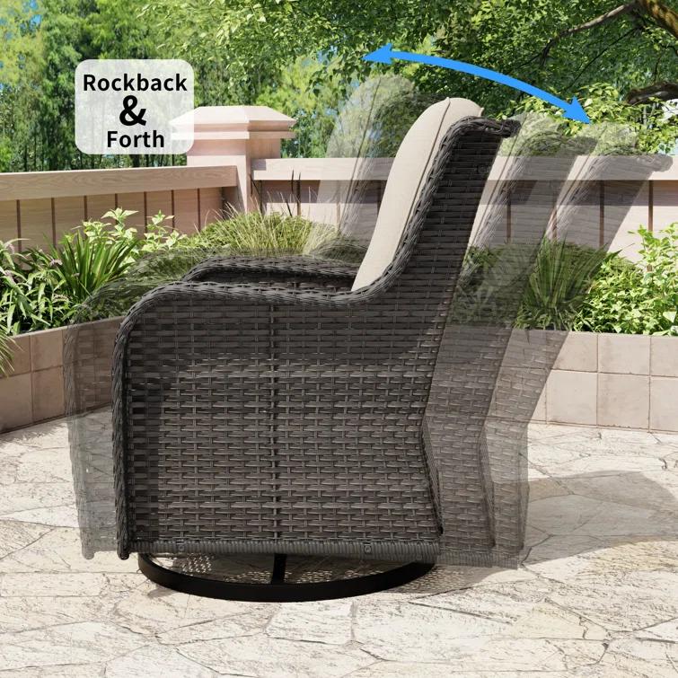 Outdoor Dining Armchair with Cushion