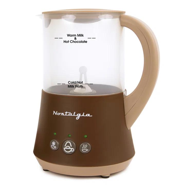 Nostalgia Nostalgia FHCM4BR Frother & Hot Chocolate Maker