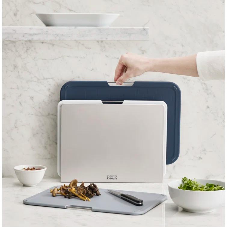 Joseph Joseph Joseph Joseph Nest Boards 3-Piece Cutting Board Set with Stand