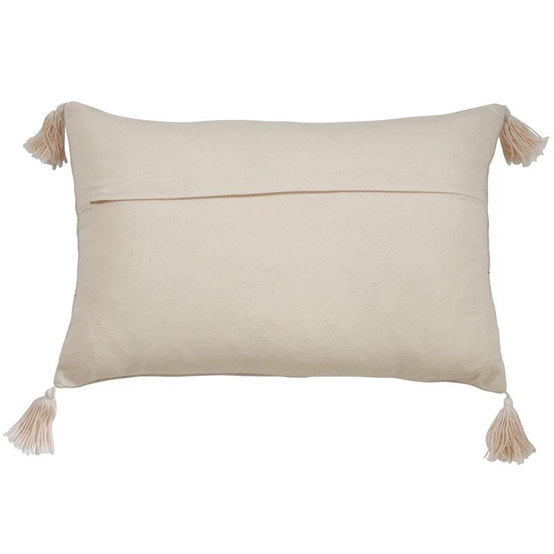 Saro Trois Lignes Collection Boho Tassel Design Pillow, Cover Only & Reviews | Wayfair