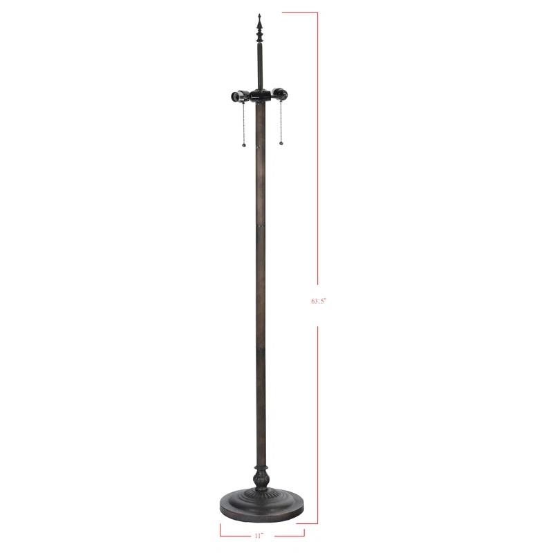 Fine Art Lighting Tiffany Style Hummingbird Floral 63" Floor Lamp