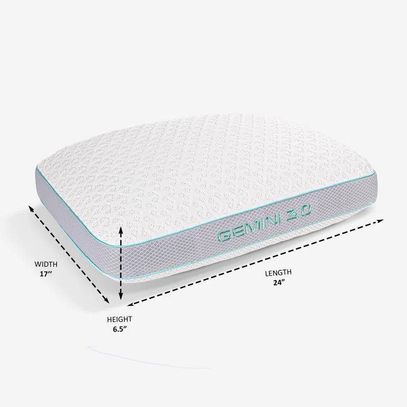Bedgear Bedgear Gemini Performance Pillow - Firm Support Pillow For Neutral/Warm Sleepers