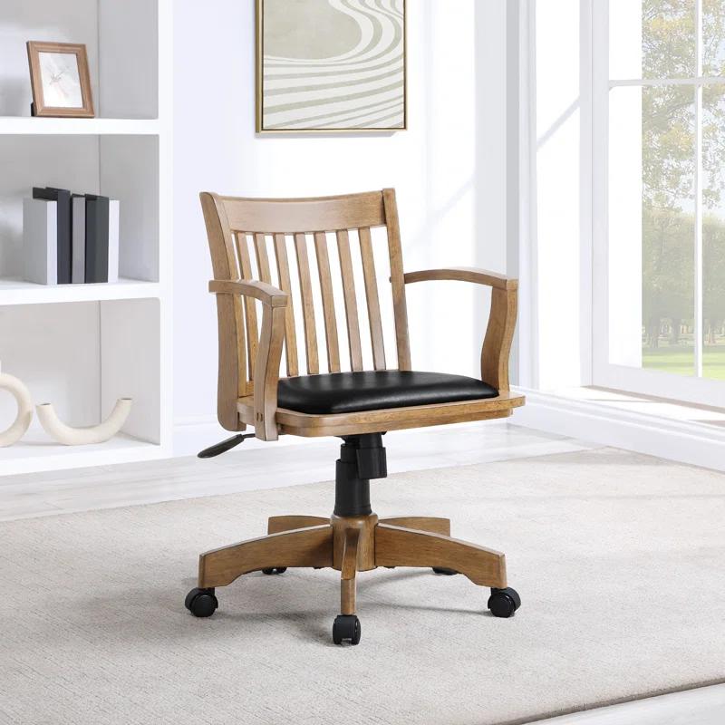 Office Star Products Genevieve Vinyl Bankers Chair