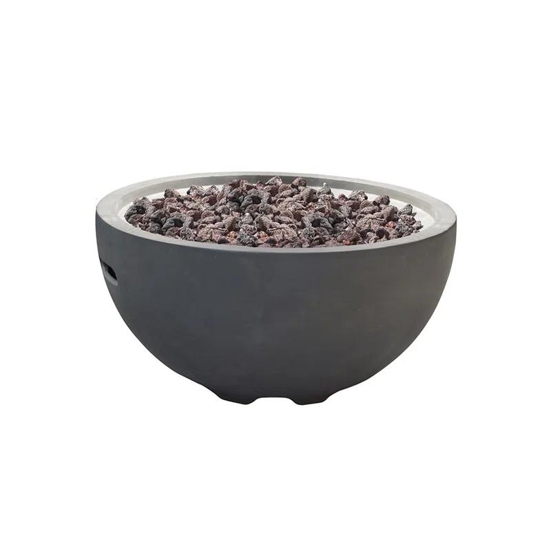 Modeno Nantucket 27" Liquid Propane Concrete Fire Bowl