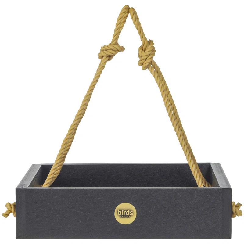 Birds Choice Birds Choice Modern Farmhouse Small Hanging Platform Bird Feeder