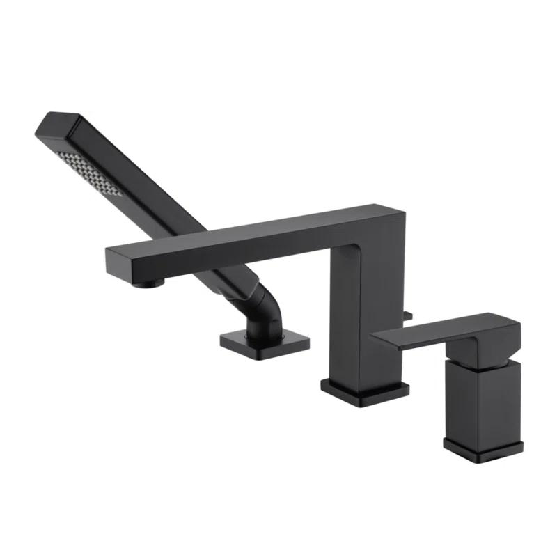 Ultra Faucets UF65847 Rift Deck Tub Filler