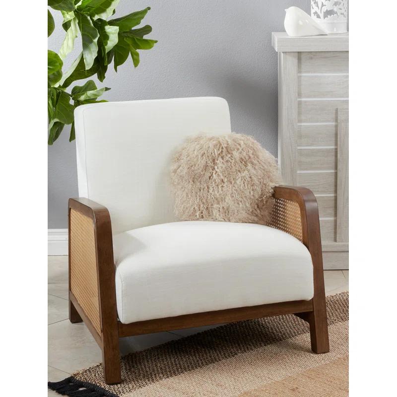 Mongolian Lamb Pillows Lumbar Throw Pillow