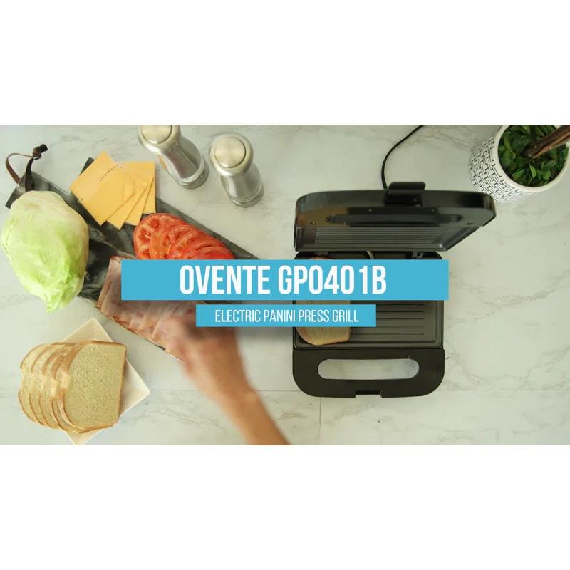 Ovente OVENTE Compact Electric Panini Press Grill
