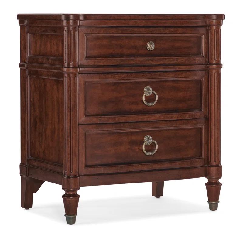 Charleston Solid + Manufactured Wood Nightstand