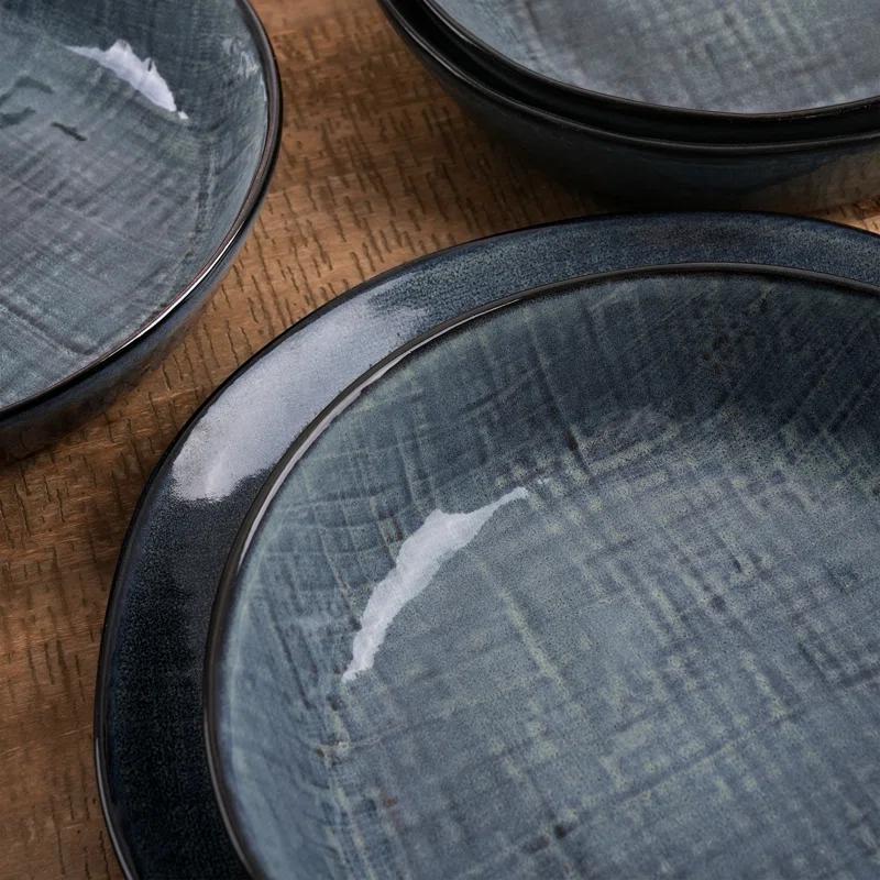 Esma Stoneware 32 Oz Large Pasta Bowl (Set of 4)