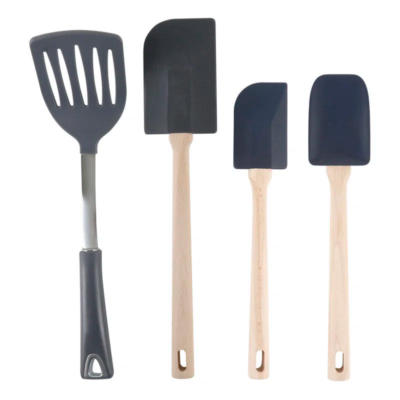 Martha Stewart Martha Stewart 10 Piece Tools and Gadget Set W/ Ceramic Crock - Navy Blue