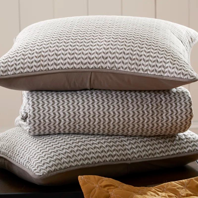 City Scene 3-Piece Langdon Quilt Set in Mink