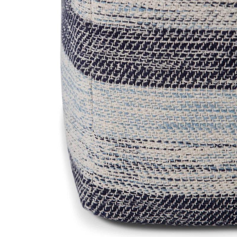 Simpli Home Clay Upholstered Pouf