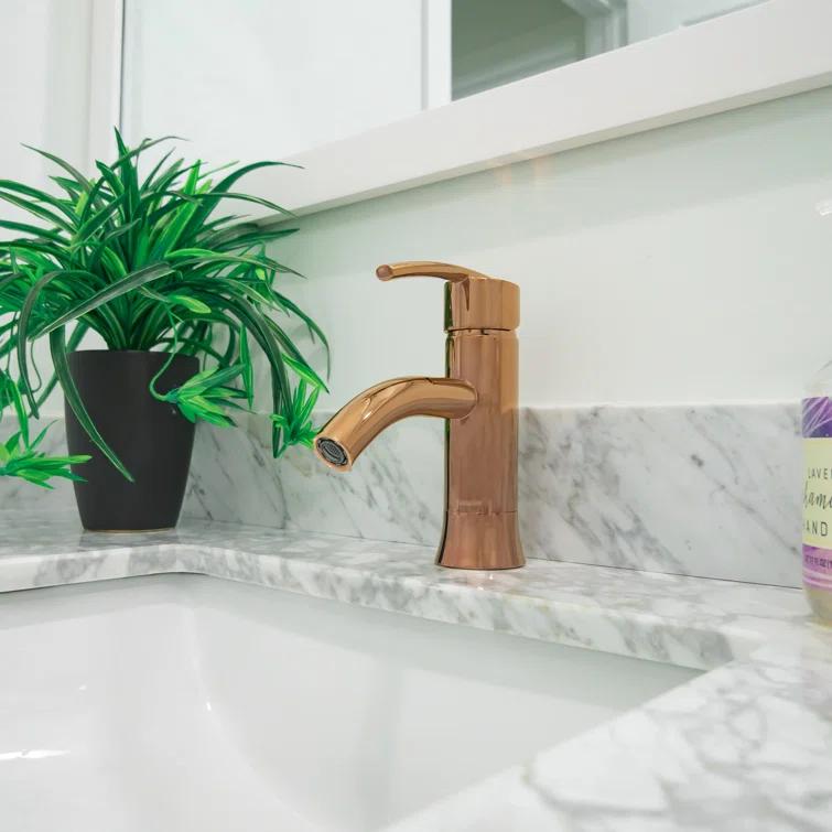 Eisen Home Waverly Single-Hole Single-handle Bathroom Faucet EH-10198N1-RG