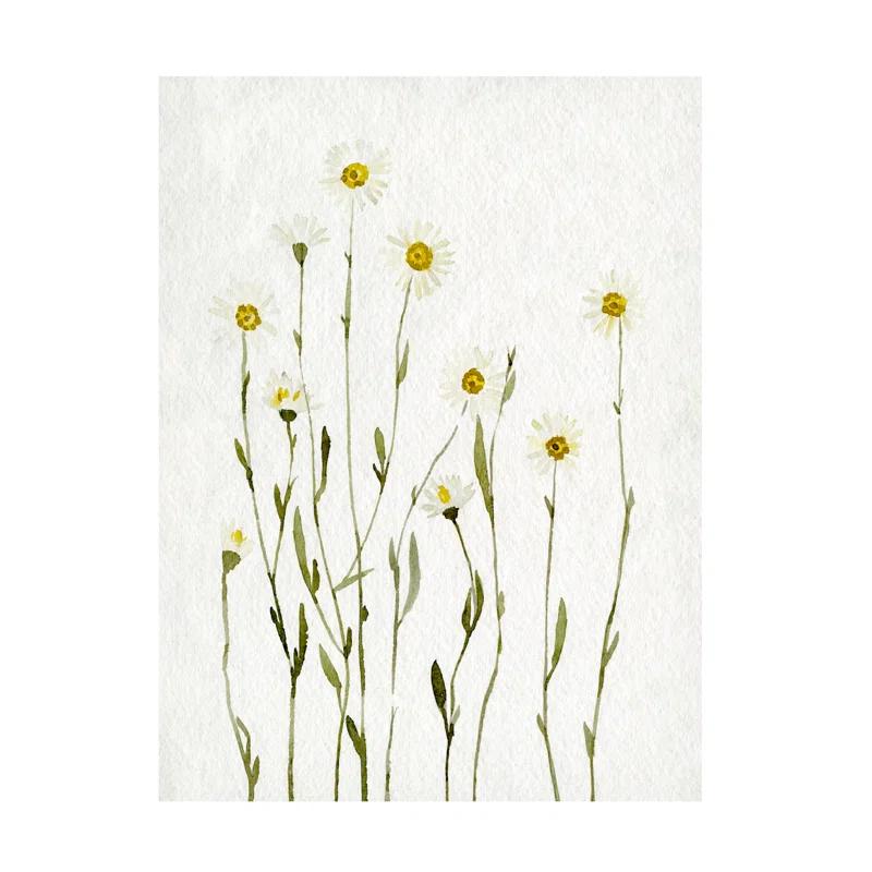 Red Barrel Studio® " White Antique Daisies I " by Emma Caroline