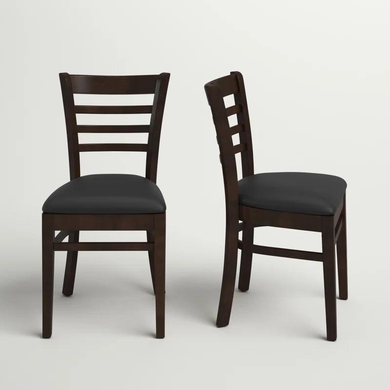 Red Barrel Studio® Ladder Back Wooden Restaurant Chair