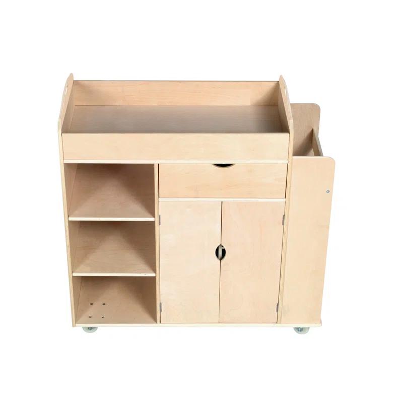 Guidecraft Art Equipment Teaching Cart with Casters