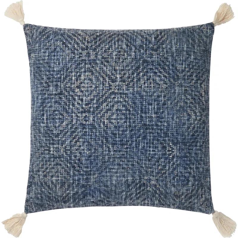 Tassels Cotton Throw Pillow