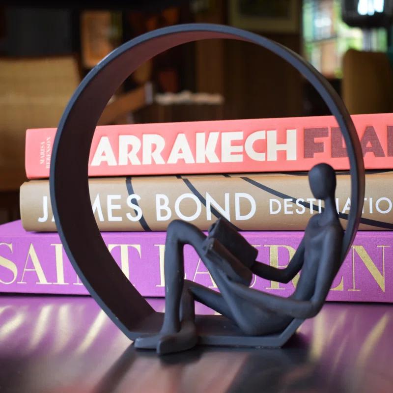 Lifestyle Group Distribution Adam & Friends Home Decor Encirlced Reader Sculpture | 1-Piece