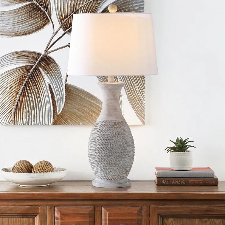 Ophelia & Co. Plath Resin Table Lamp (Set of 2)