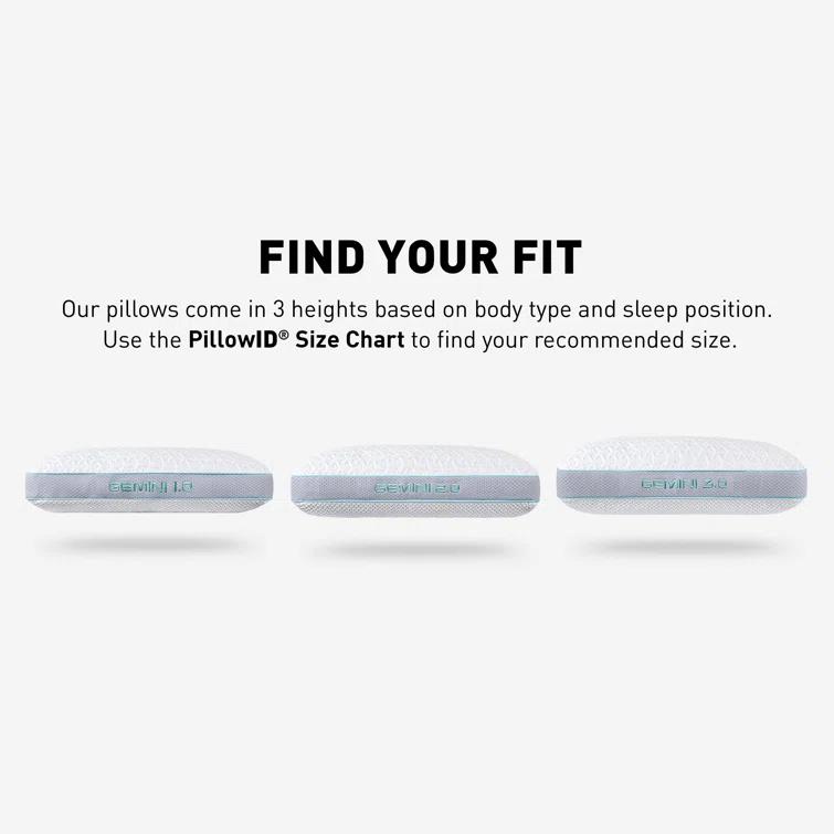 Bedgear Bedgear Gemini Performance Pillow - Firm Support Pillow For Neutral/Warm Sleepers