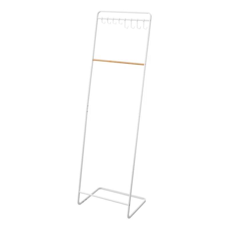 Yamazaki Home Steel 8 - Hook Freestanding Coat Rack