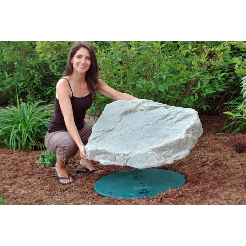 Arlmont & Co. Heriberto Plastic Abstract Garden Stone