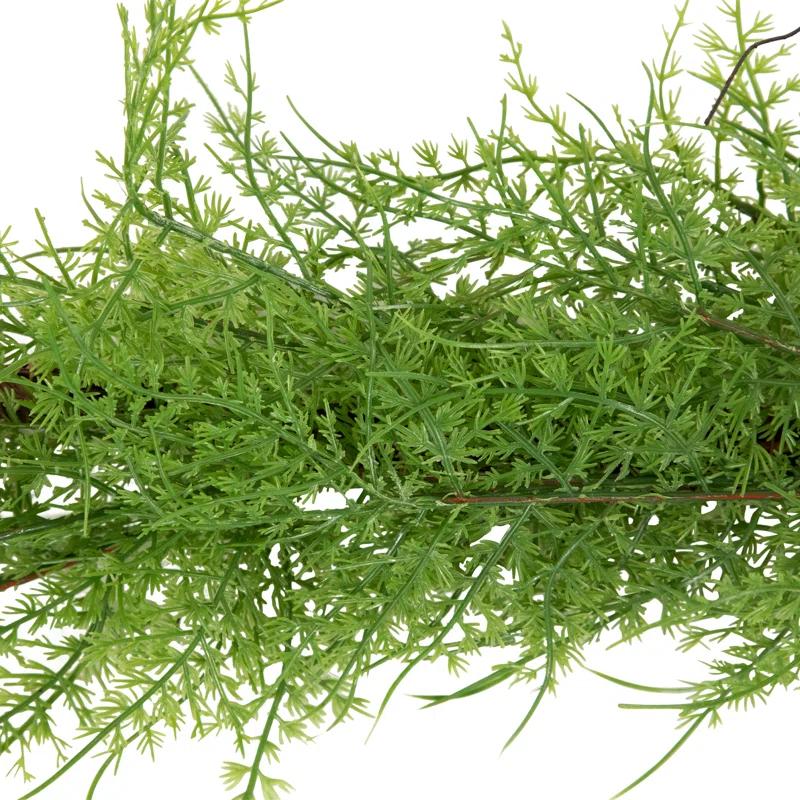 Northlight Seasonal 5' x 8" Green and Brown Cedar Artificial Christmas Garland - Unlit