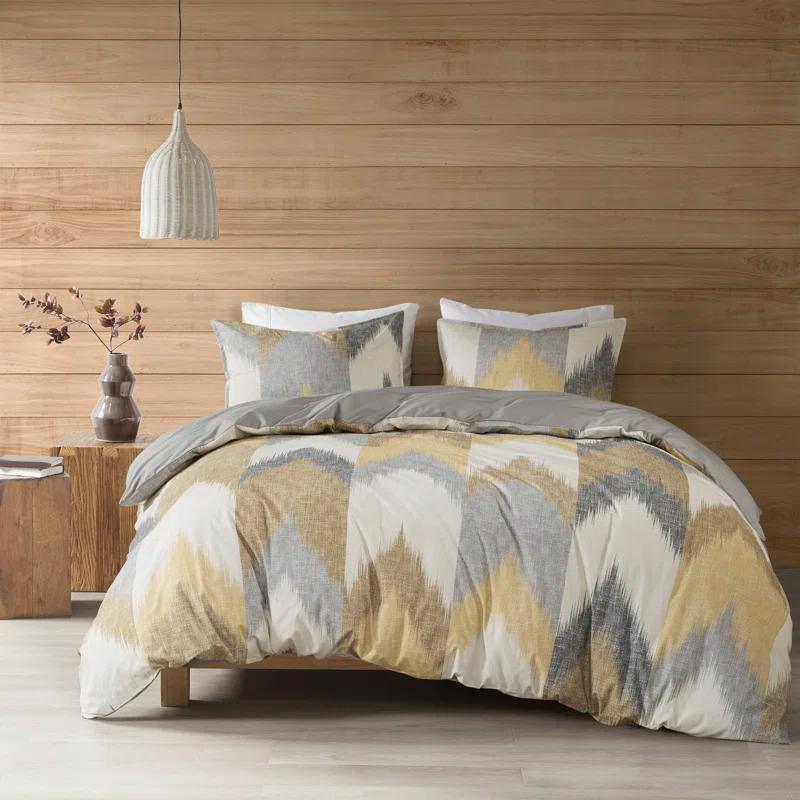 Alpine Printed Cotton Duvet Cover Set
