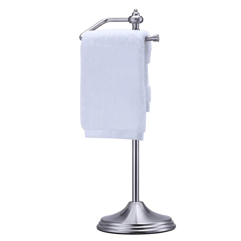 SunnyPoint WF-0K-JOC0-SN Heavy Weight Classic Decorative Metal Fingertip Towel Holder Stand