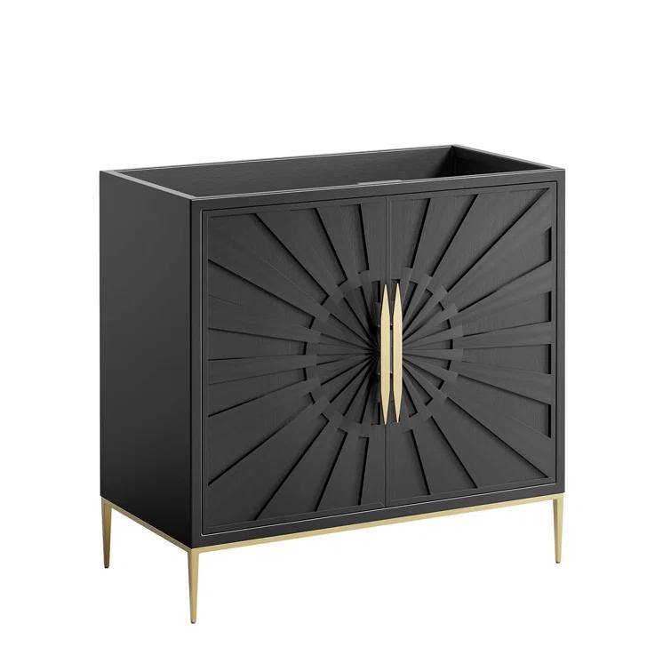 Modway Modway 35" Single Bathroom Vanity Base Only in Black