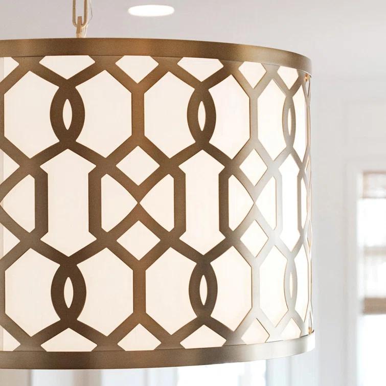 Crystorama Lighting Jennings 5 - Light Pendant in  Aged Brass