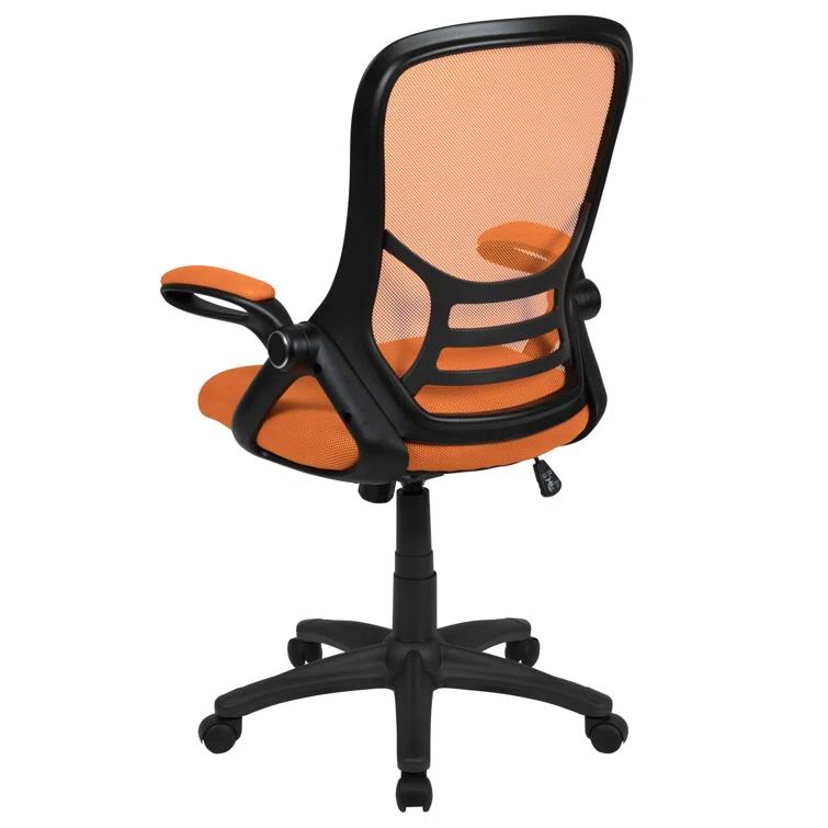 Flash Furniture Cappello High-Back Mesh Swivel Ergonomic Office Chair with Flip-Up Arms