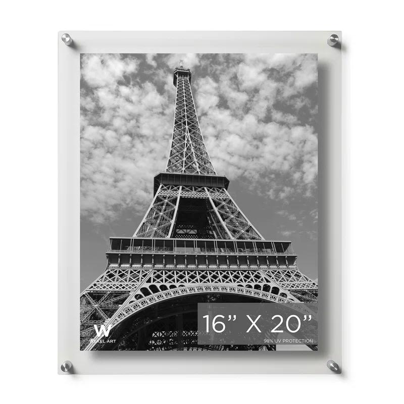 Double Panel Floating Acrylic Picture Frame