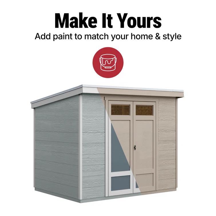 Handy Home Highland 8 ft. W x 6 ft. D Storage Shed