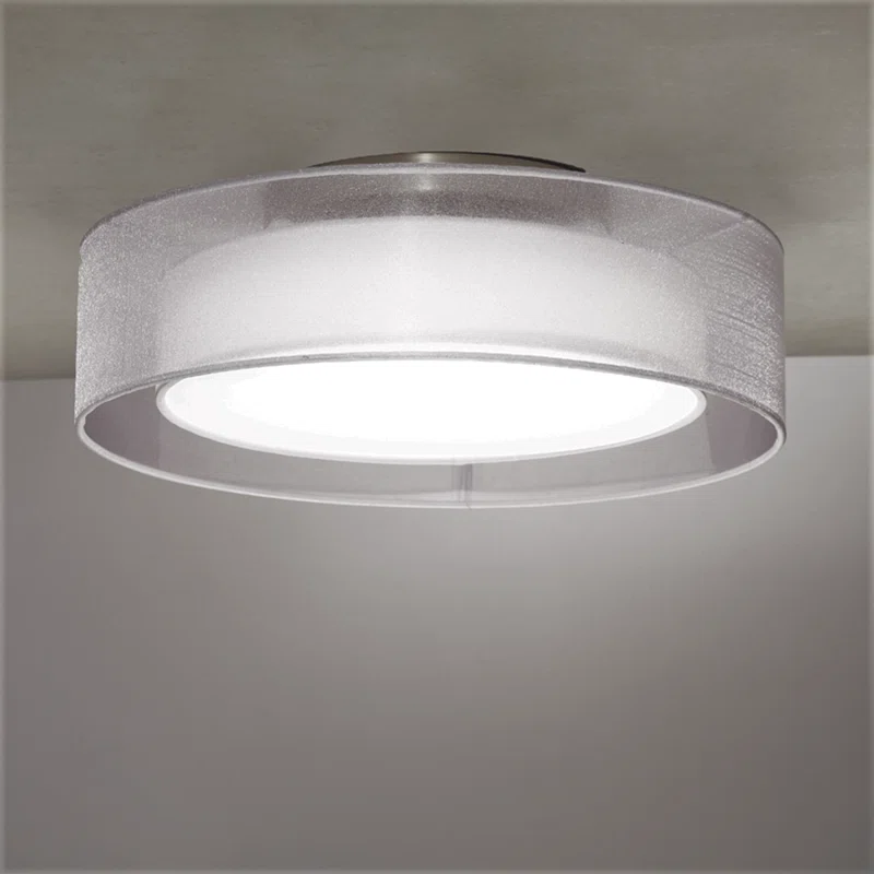 Modern Forms Metropolis Fabric LED Flush Mount