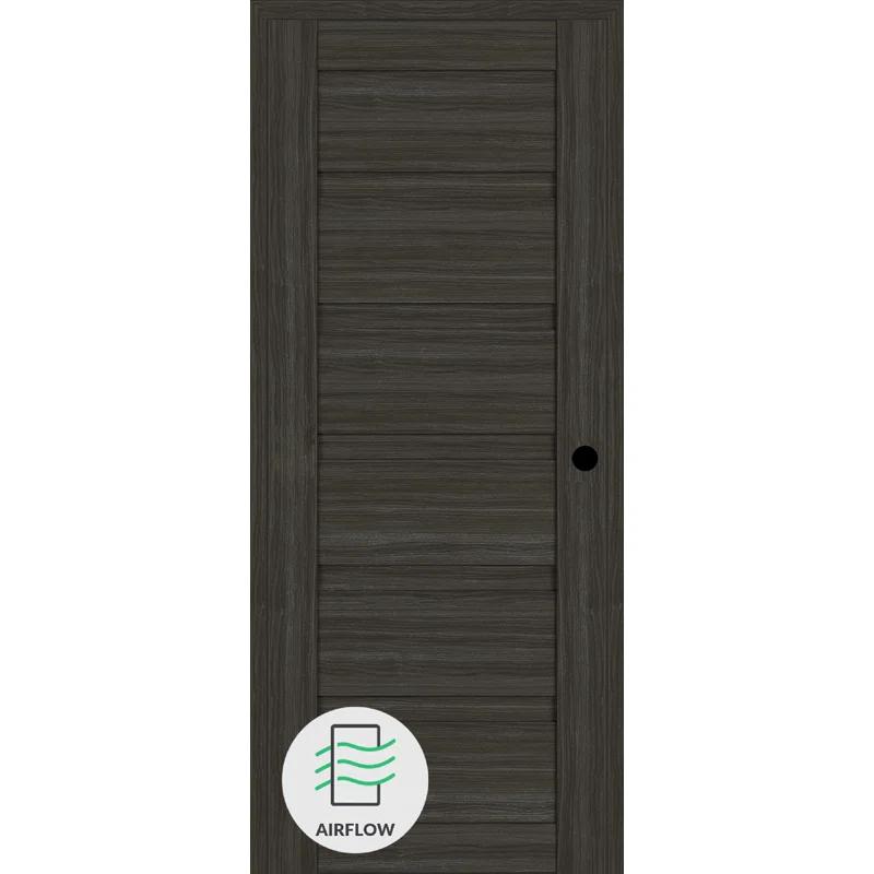 Belldinni Louver DIY-FRIENDLY Paneled Manufactured Wood Airflow Single Prehung Interior Door