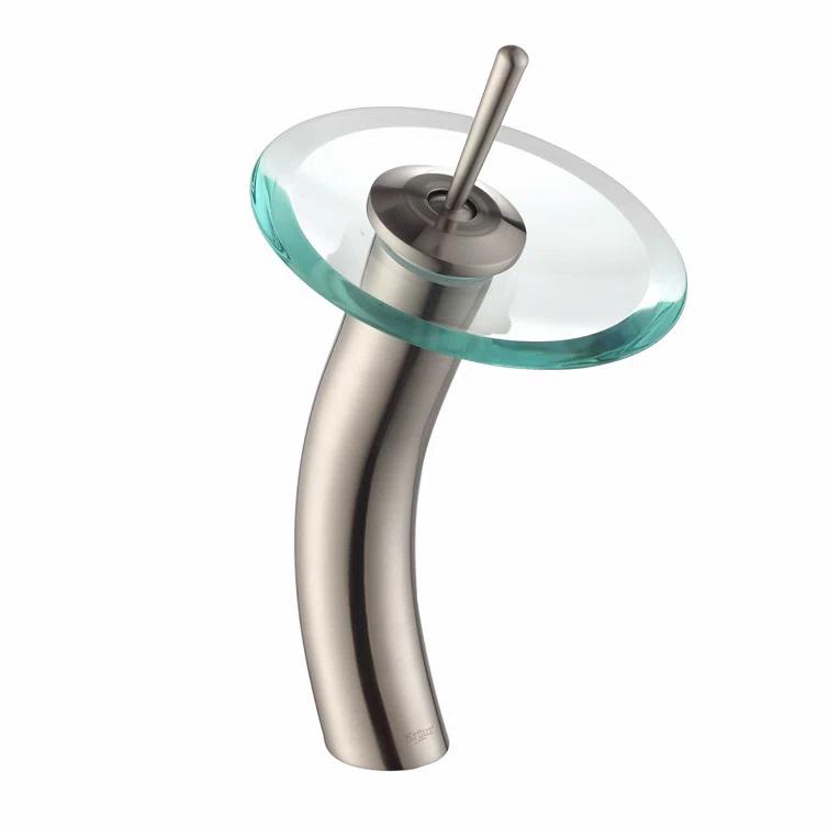 Kraus Vessel Mixer Single Hole Bathroom Faucet KGW-1700SN-BLCL