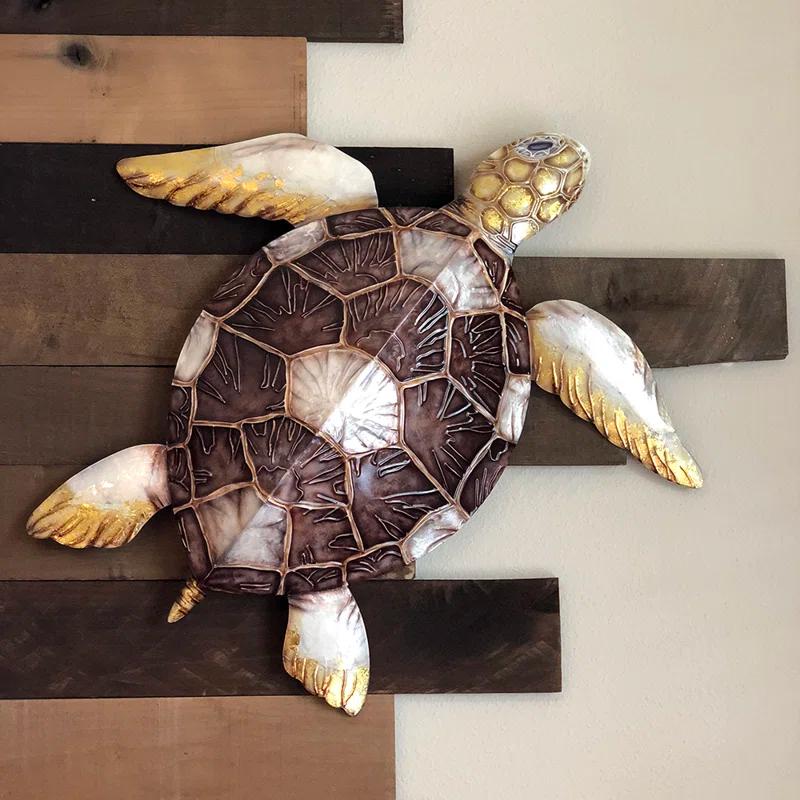 Eangee Home Design Handmade Coastal Landscape & Nature Wall Decor on Metal