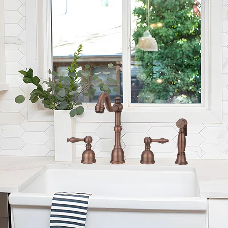 Akicon AK818-AB Akicon Kitchen Faucet with Side Spray