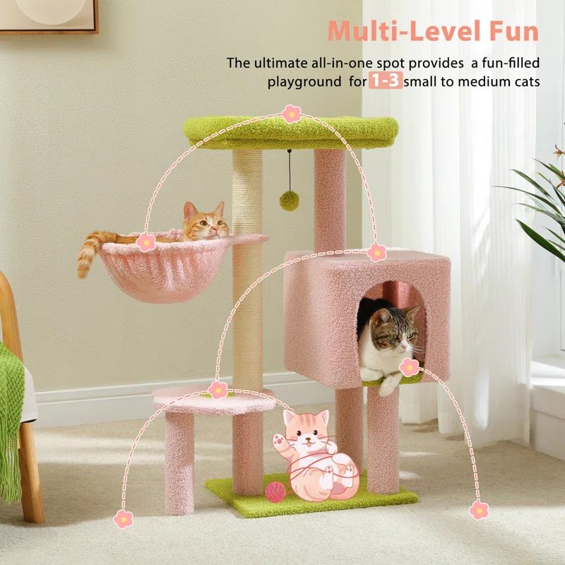 Indoor 35.4"H Cat Tree