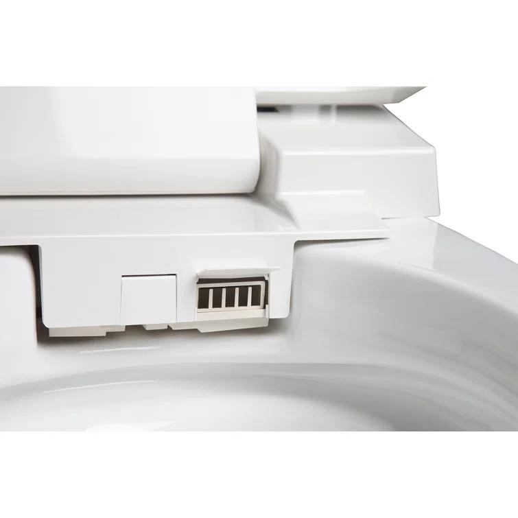 Vanity Art Elongated Smart Toilet Bidet with Auto Flush, Heated Seat, Air Drying, Remote Control, LED Display VAST68G