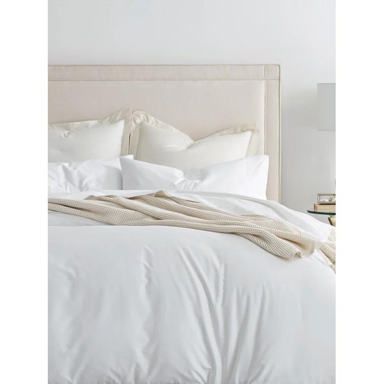 King Size Natural Organic Cotton Waffle Weave Throw Blanket